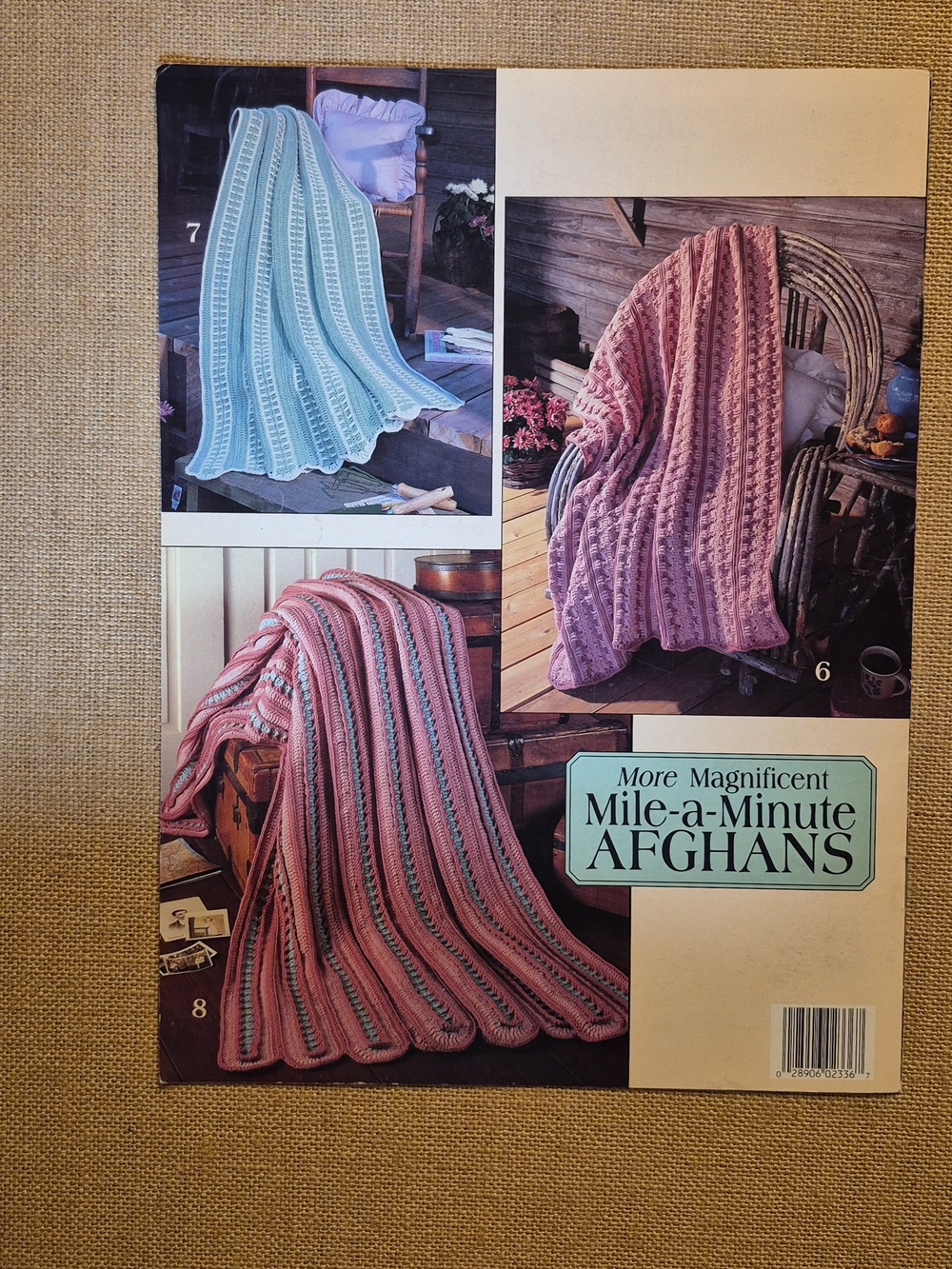 Vintage 1990's Lot Of 4 Mile-A-Minute Crochet Pattern Booklets - Picture 12 of 14